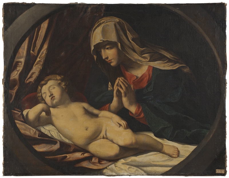 Maria med det sovande barnet