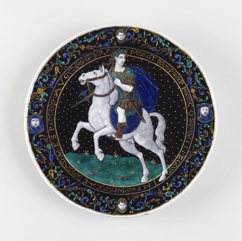 Plate, Emperor Domitianus