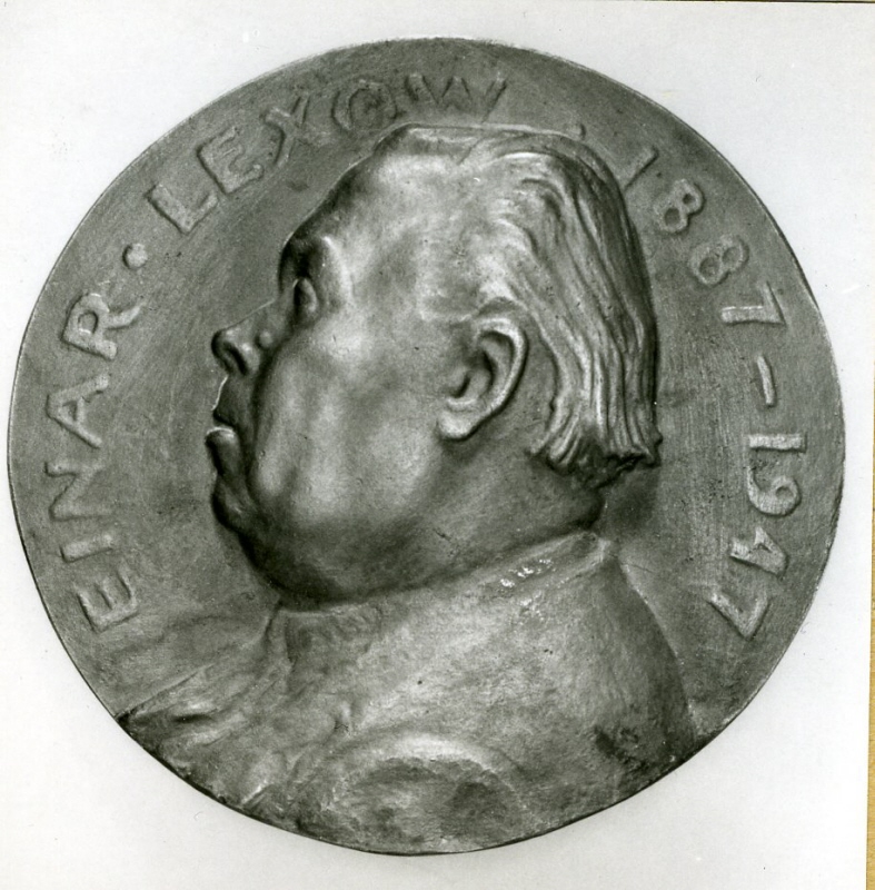 Einar Lexow. Mynt och medaljer