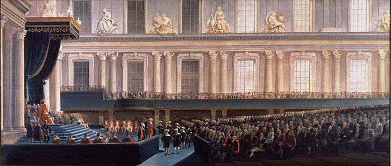 Gustaf III öppnar Riksdagen (1789 års)