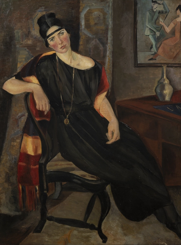 Märta Gahn (1891–1973), textilkonstnär, 1920