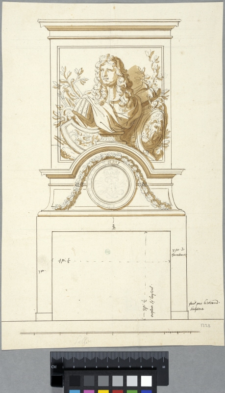 Chimneypiece with a Bust of Louis XIV
