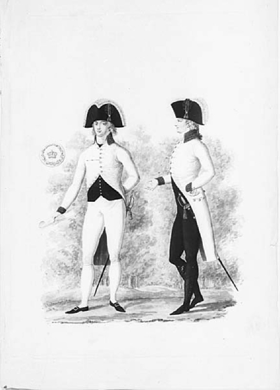 Förslag till adels - troligen - hov-uniform