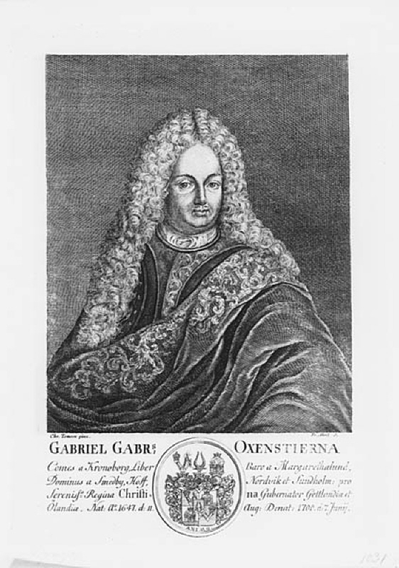 Porträtt av Gabriel Gabr? Oxenstierna (1647-1700)