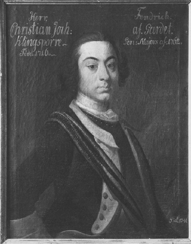 Kristian Joakim Klingspor, 1714-78