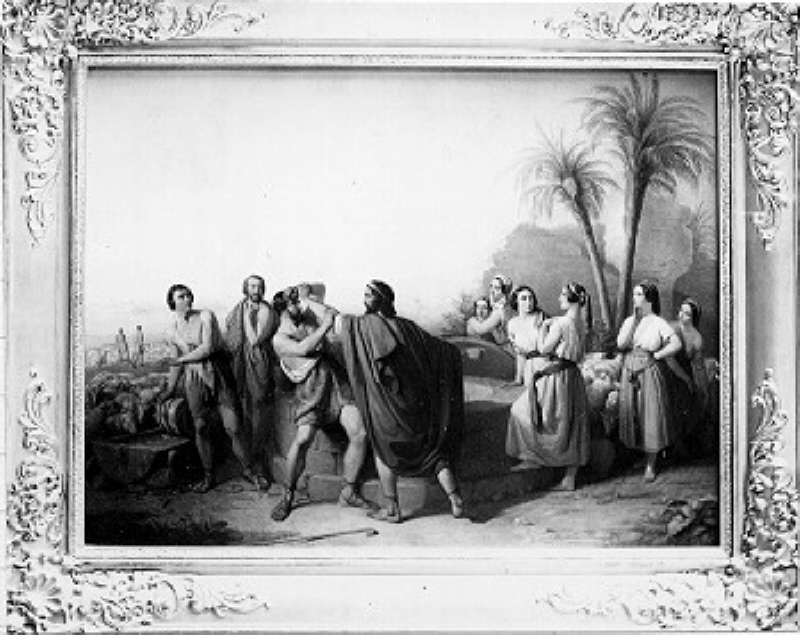 Moses Defending Reuel's Daughters