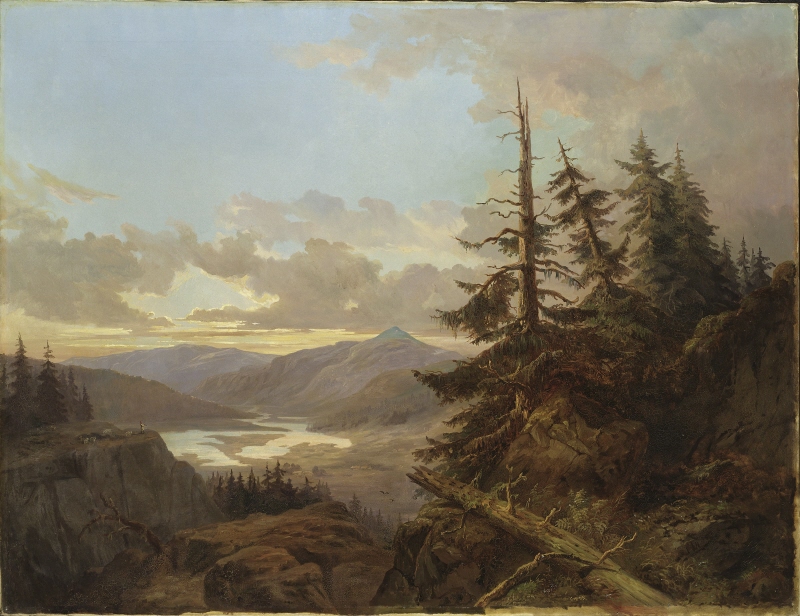 Norwegian Landscape in the Light of Early Morning
