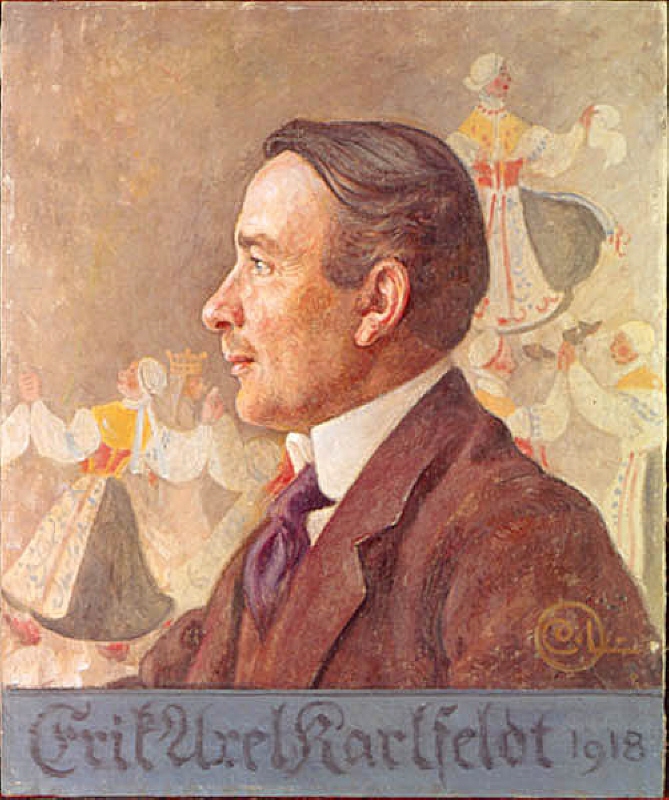 Erik Axel Karlfeldt (1864–1931), fil.dr h.c., författare, 1918