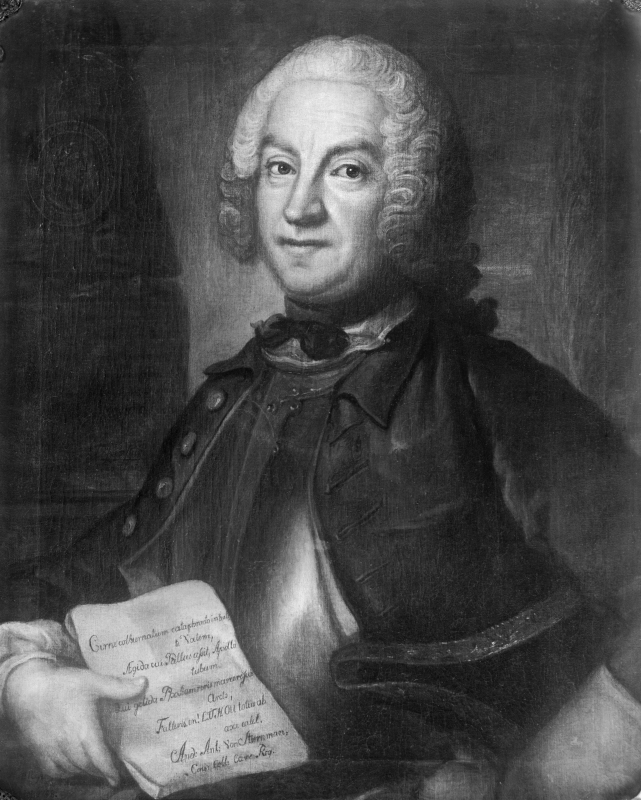 Gustaf Lithou (1692-1753), captain, poet, amateur miniature painter