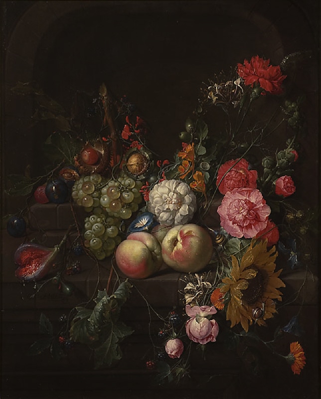 Still Life with Flowers and Fruit