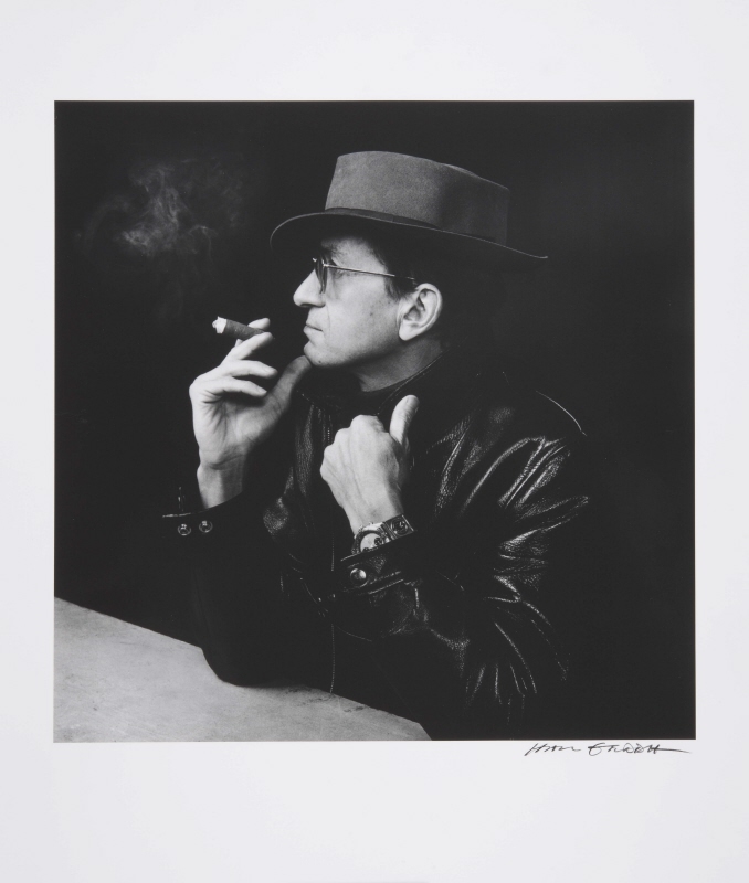 Självporträtt (med hatt och cigarr)