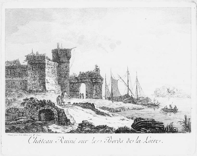 Chateau Ruiné sur les Bords de la Loire.