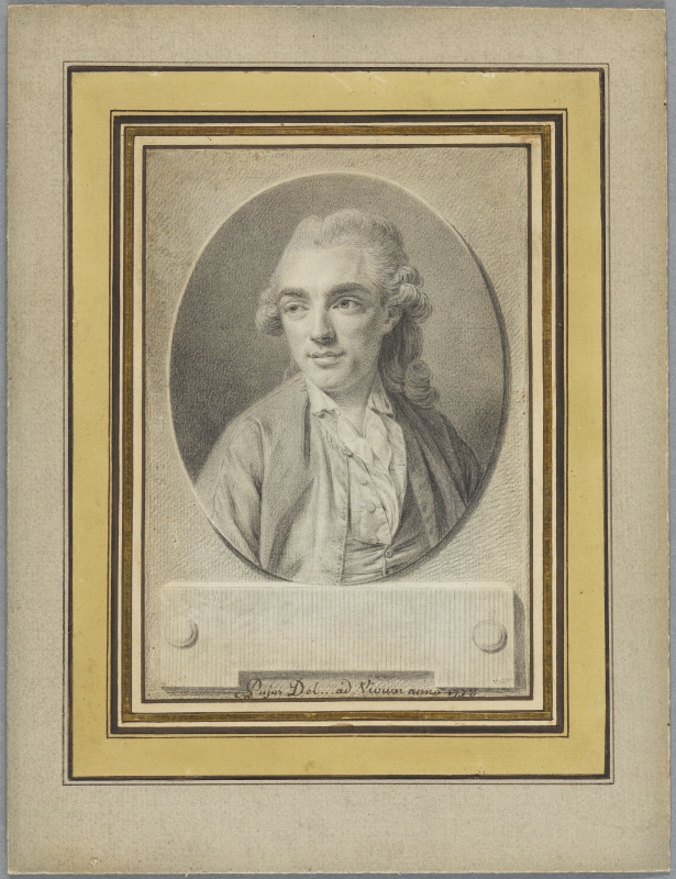 Porträtt av Charles, markis de Villette (1736 – 1793)