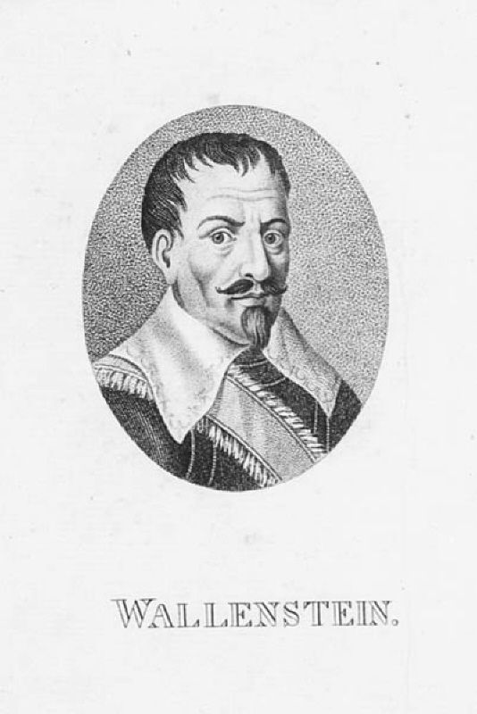 Porträtt av Albrecht von Wallenstein, österrikisk fältherre