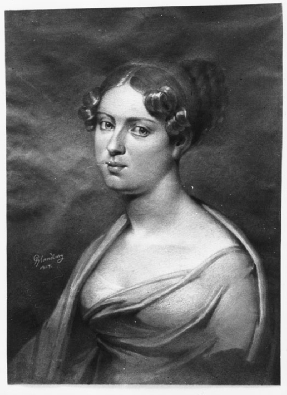 Rosina Franzén, 1800-1840, gift med statsrådet Karl Daniel von Haartman
