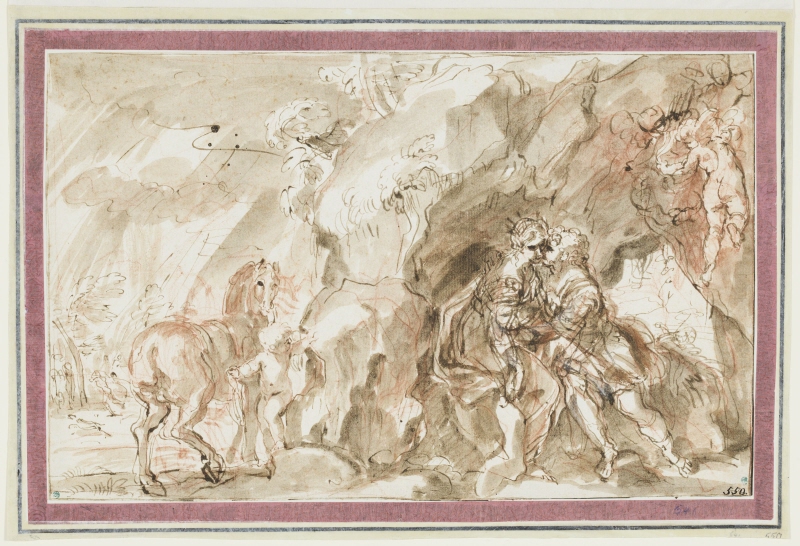 Dido och Aeneas i grottan