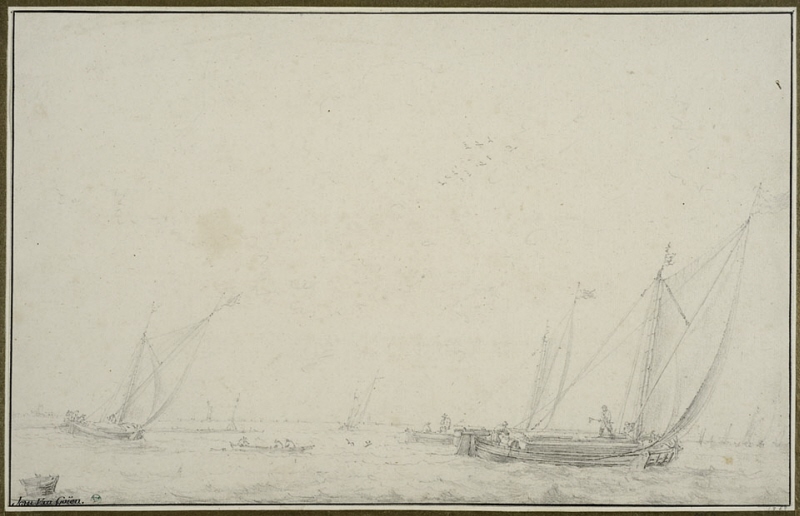Seascape with Fishing Boats