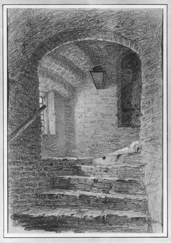 Gripsholms slott, trappa i Griptornet