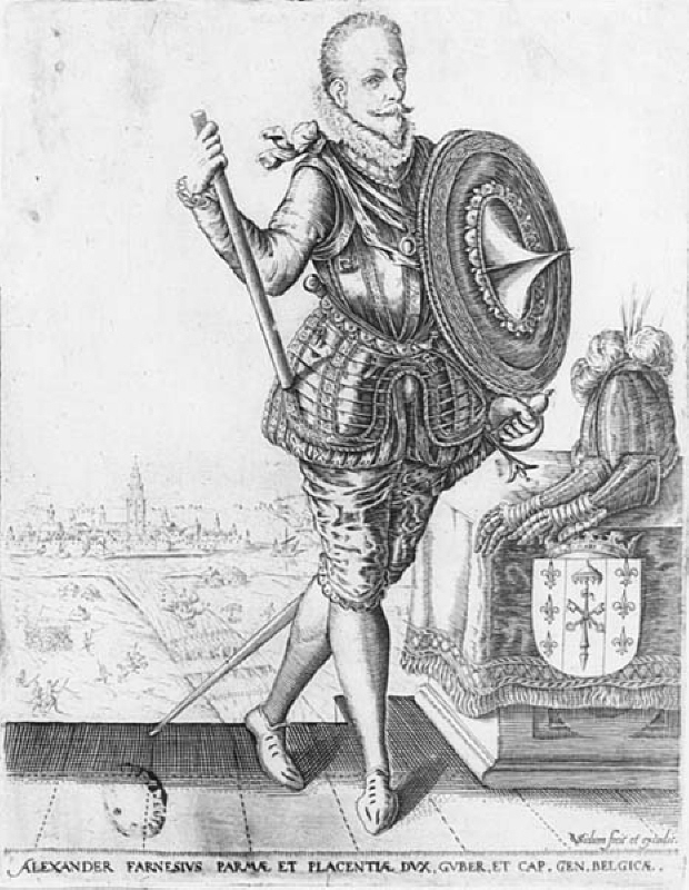 Posträtt av Alexander Fanese, hertig av Parma