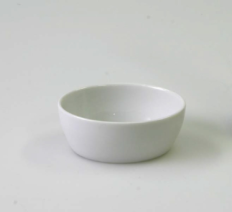 White oval bowl