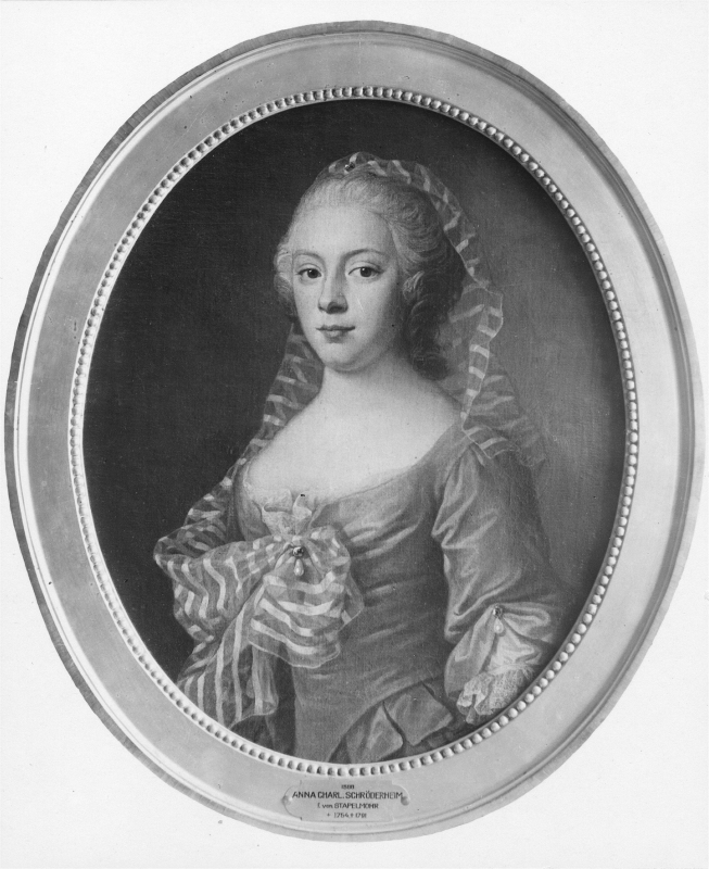 Anna Charlotta von Stapelmohr (1754-1791), gift med statssekreteraren Elis Schröderheim