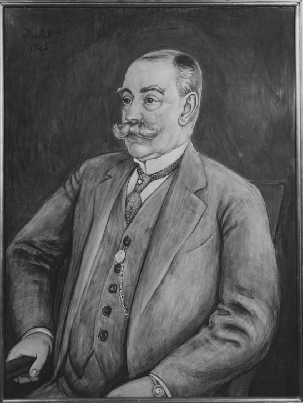 Axel Lagrelius (1863-1944), director at the Academy of Arts, consul general, married to Alma Mathilda Östergren