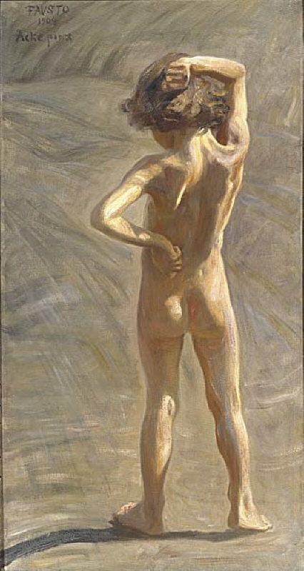 Study of a Nude Boy, the artist’s son Fausto