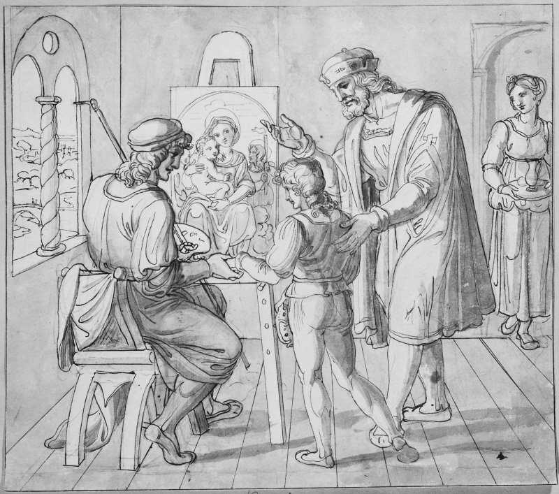 Rafael i Peruginos ateljé