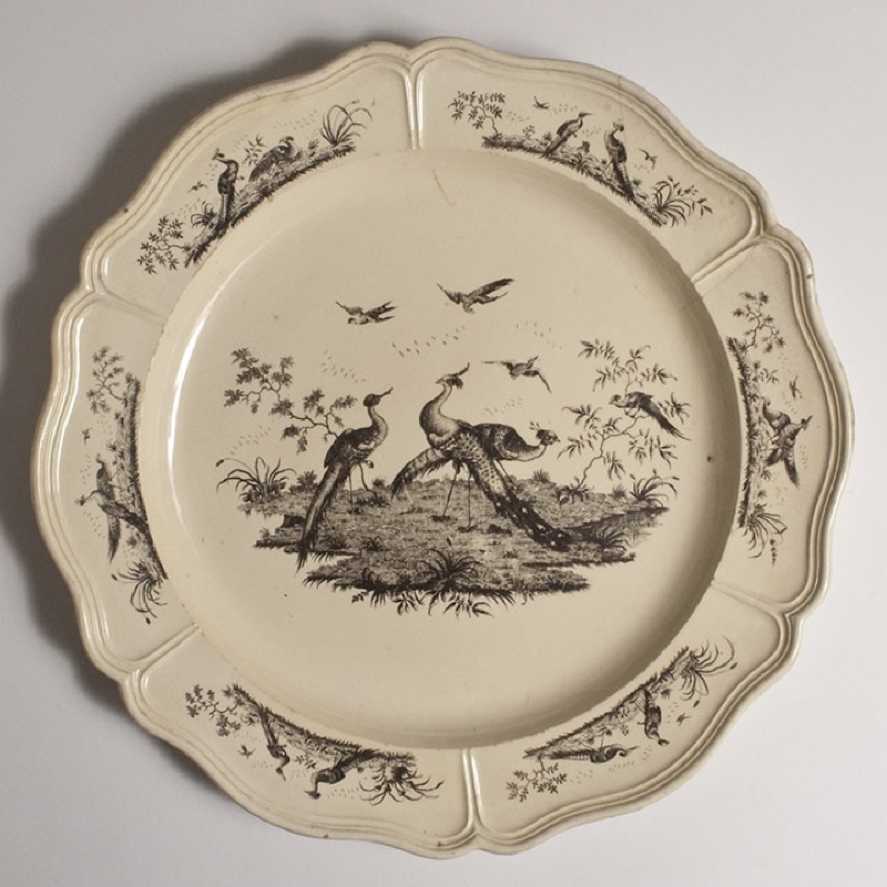 Plate ”Liverpool birds-pattern”