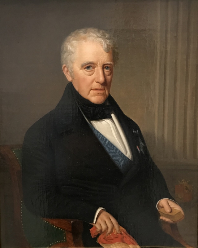 Karl Axel Löwenhielm (1772-1861), count, member of the cabinet, one of the Lords of the Kingdom, married to 1. baroness Ebba Augusta Sofia De Geer, 2. countess Lovisa Henrietta Renata Augusta of Schönberg-Wechselburg