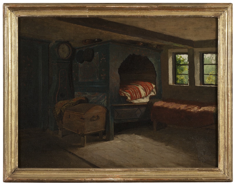Interior of a Farmer's Cottage in Skåne