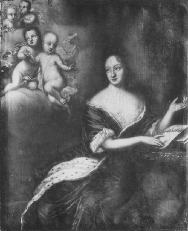 Ulrika Eleonora the Elder (1656-1693), Princess of Denmark, Queen of Sweden, and her four deceased sons