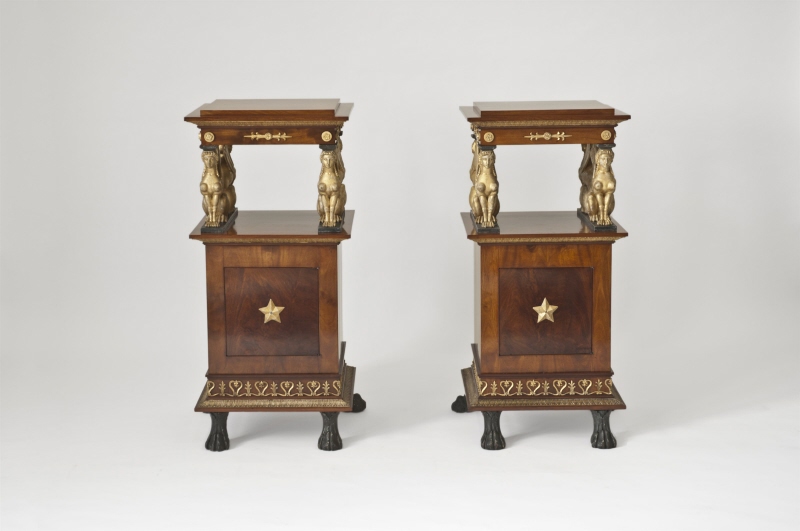 Night commodes, set of two