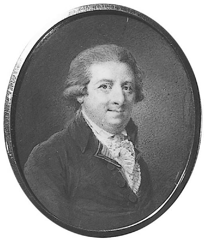 Jean Le Febure (1736-1805), bruksägare, bergsråd Dubbelminiatyr NMB 700 + 701