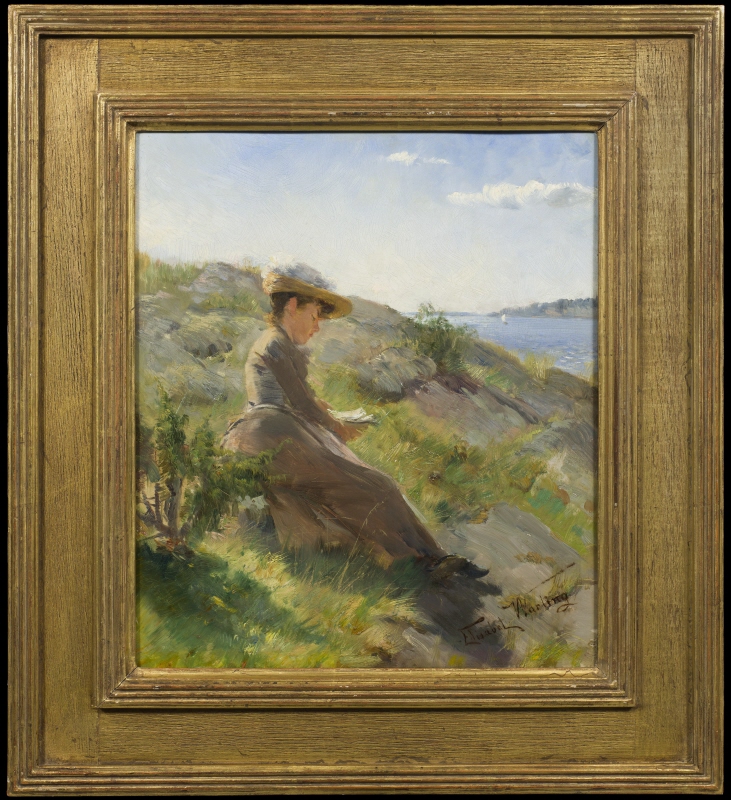 A Woman Reading in the Archipelago