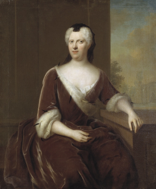 Albertina Fredrika (1682-1755), prinsessa av Baden-Durlach, hertiginna av Holstein-Gottorp, g.m. Kristian August, hertig av Holstein-Gottorp