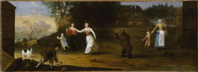Landscape with Dancing Bears