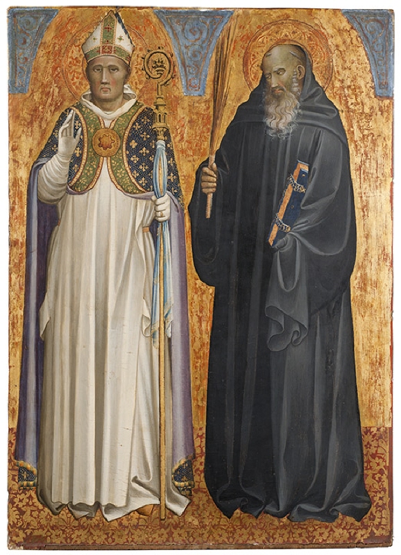 St Hugh of Lincoln and St Benedict of Nursia