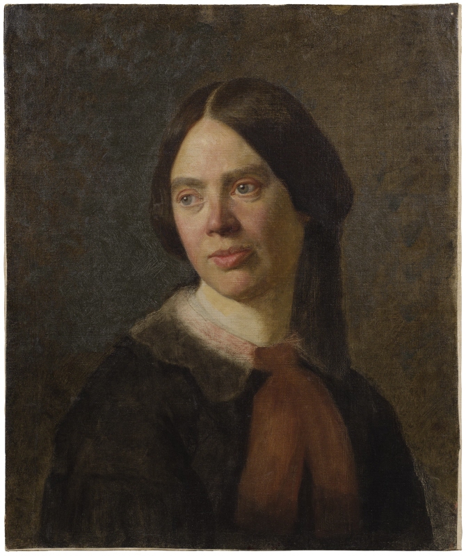 Charlotte Troili, f. Geijer. Konstnärens hustru. Ofullbordat