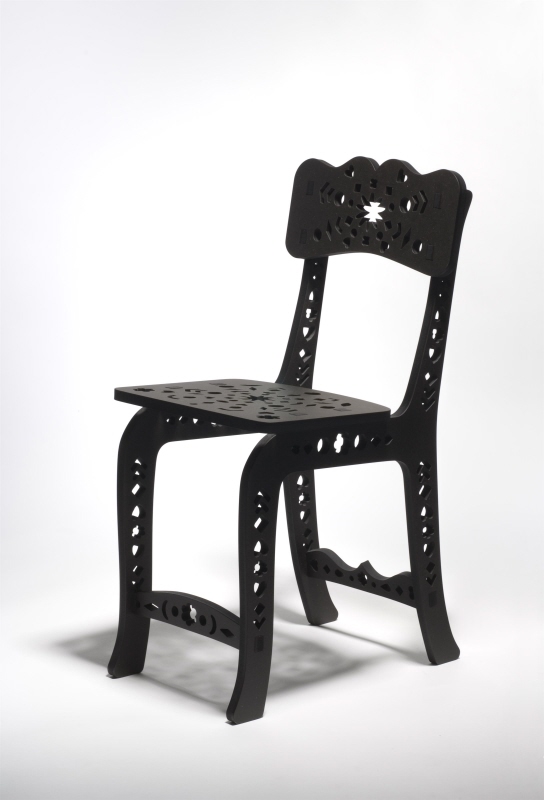Stol "Black Magic - Laser Chair"