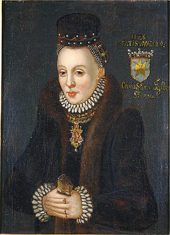 Brahe Ebba, 1555-1634, g. Sparre