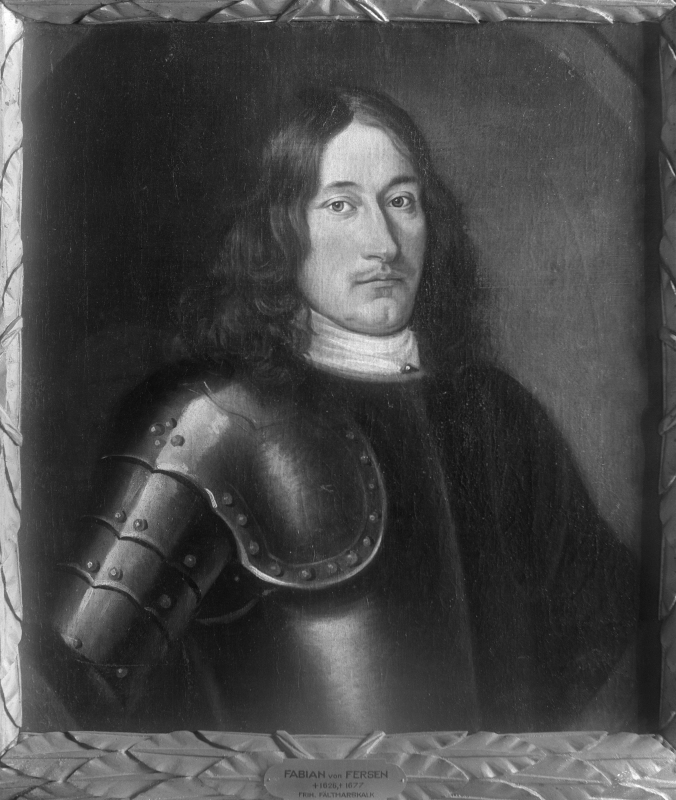 Fabian von Fersen (1626-1677), baron, field marshal, married to Sabina Elisabeth von Westernhagen