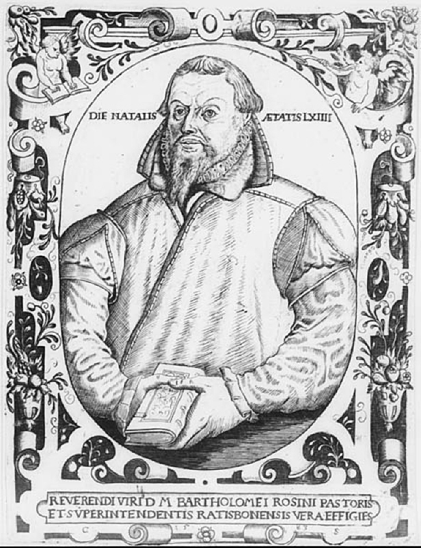 Bartholomeus Rosini, präst och superintendent i Regensburg