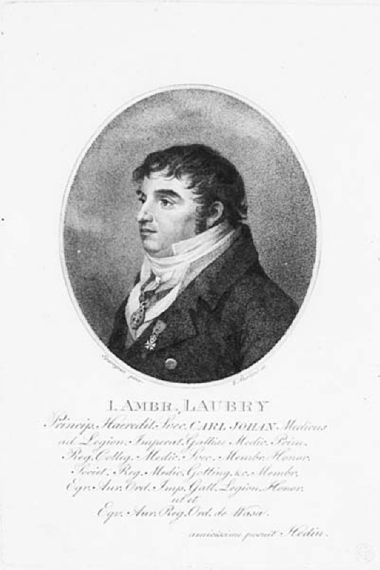 I. Ambr. Laubry, livmedicus hos Karl XIV Johan