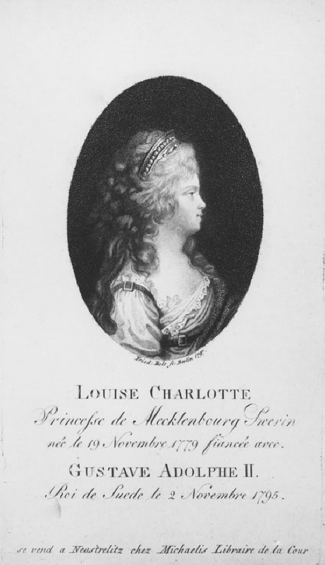 Lovisa Charlotta (1779-1801), prinsessa av Mecklenburg-Schwerin, hertiginna av Sachsen-Gotha-Altenburg, gift med August av Sachsen-Gotha-Altenburg