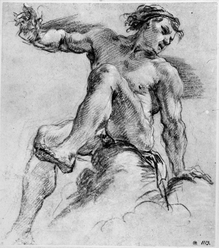 Study of a Seated Man
