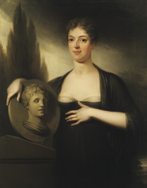 Christina Maria von Hermansson, married af Sillén (1768–1810), and her Son, Georg Jöns af Sillén (1805–1810), c. 1810