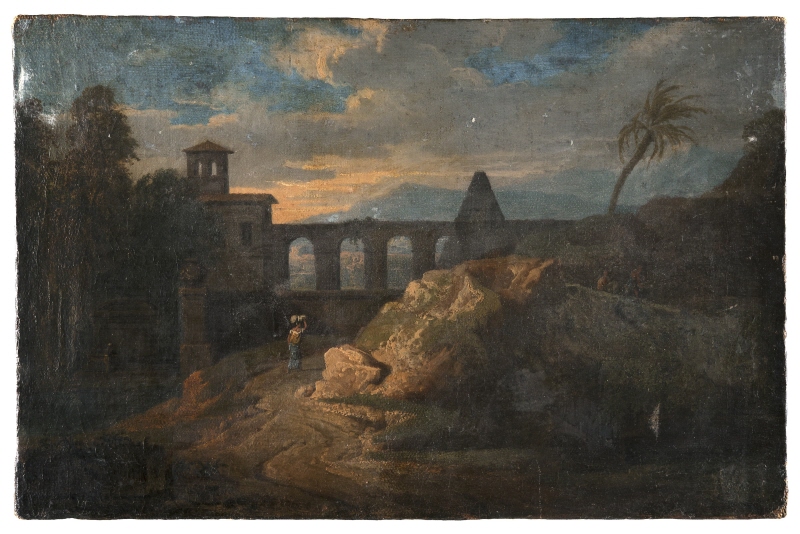 Landscape with Buildings and an Aqueduct