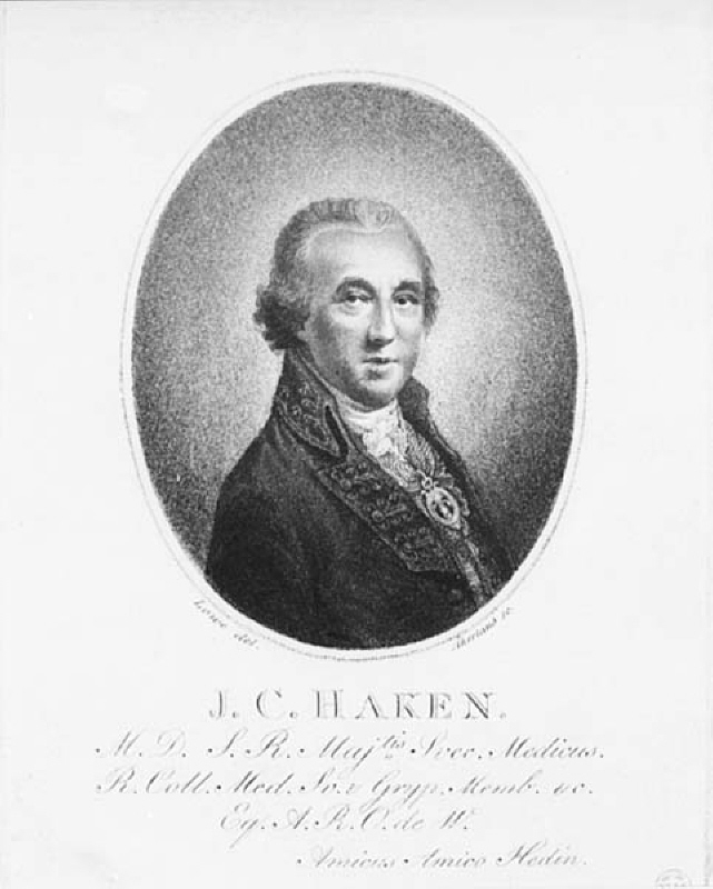 J.C.. Haken, 1756-1815, läkare i Pommern