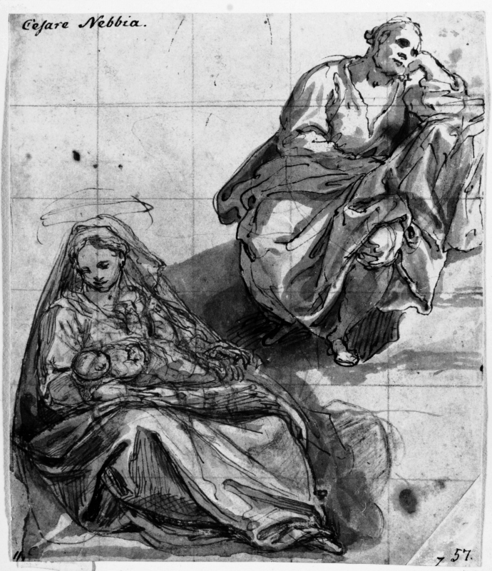 Studies for a rest on the flight to Egypt